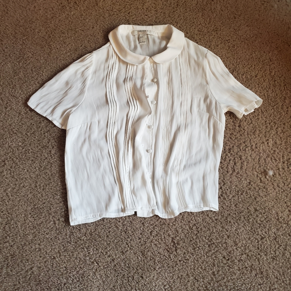 Sheer Buttom Up Top